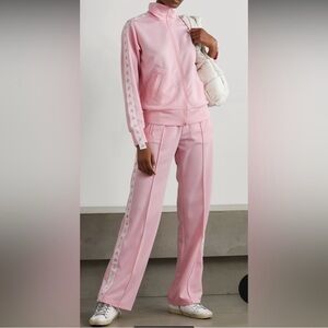 Golden Goose Pink Track Suit with White Side Stripe